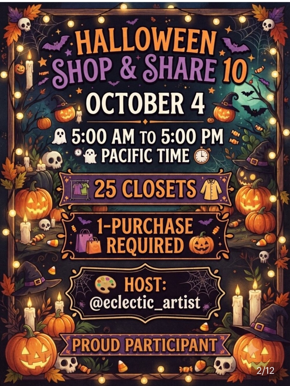 Can’t Wait! Halloween Shop & Share!